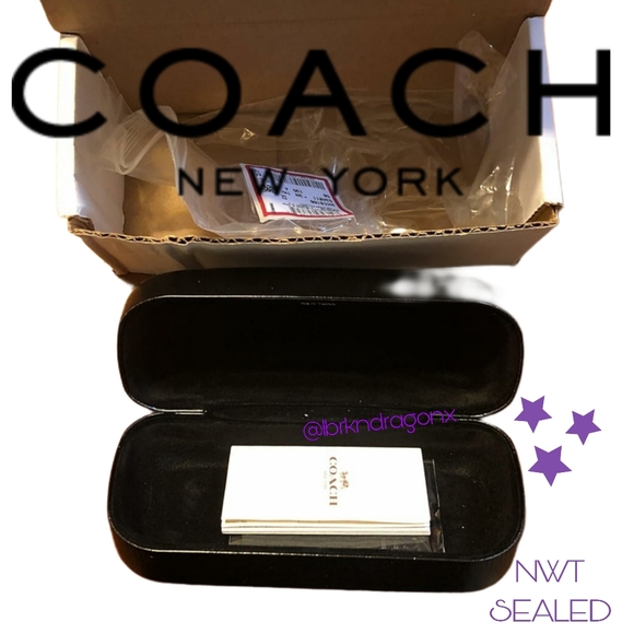 NWT BNIOB Coach Butterfly Sunglasses Polarized Coach Sunnies Case & Clothe - Picture 3 of 16